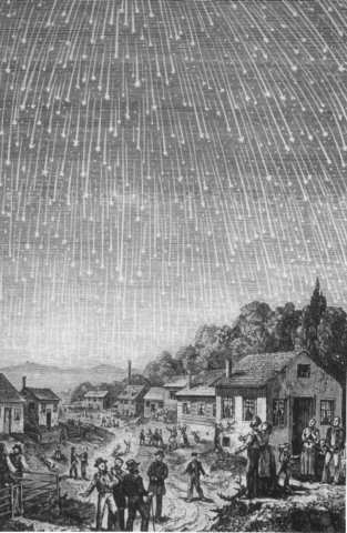 Figure 1 - 1833 Leonid Meteor Storm
