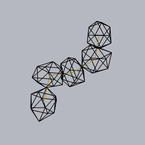 Krypton-80, icosahedron structure