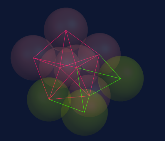 Tetrahedron creation in lithium-9