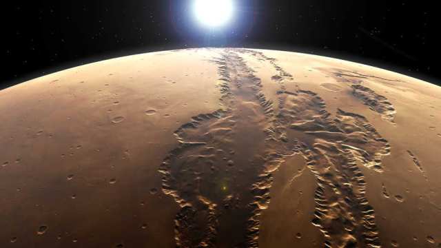Valles Marinaris on Mars